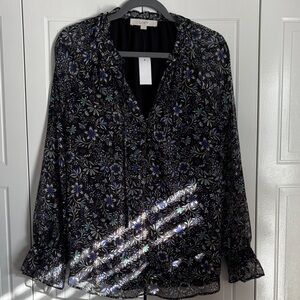 NWT Loft Floral Blouse